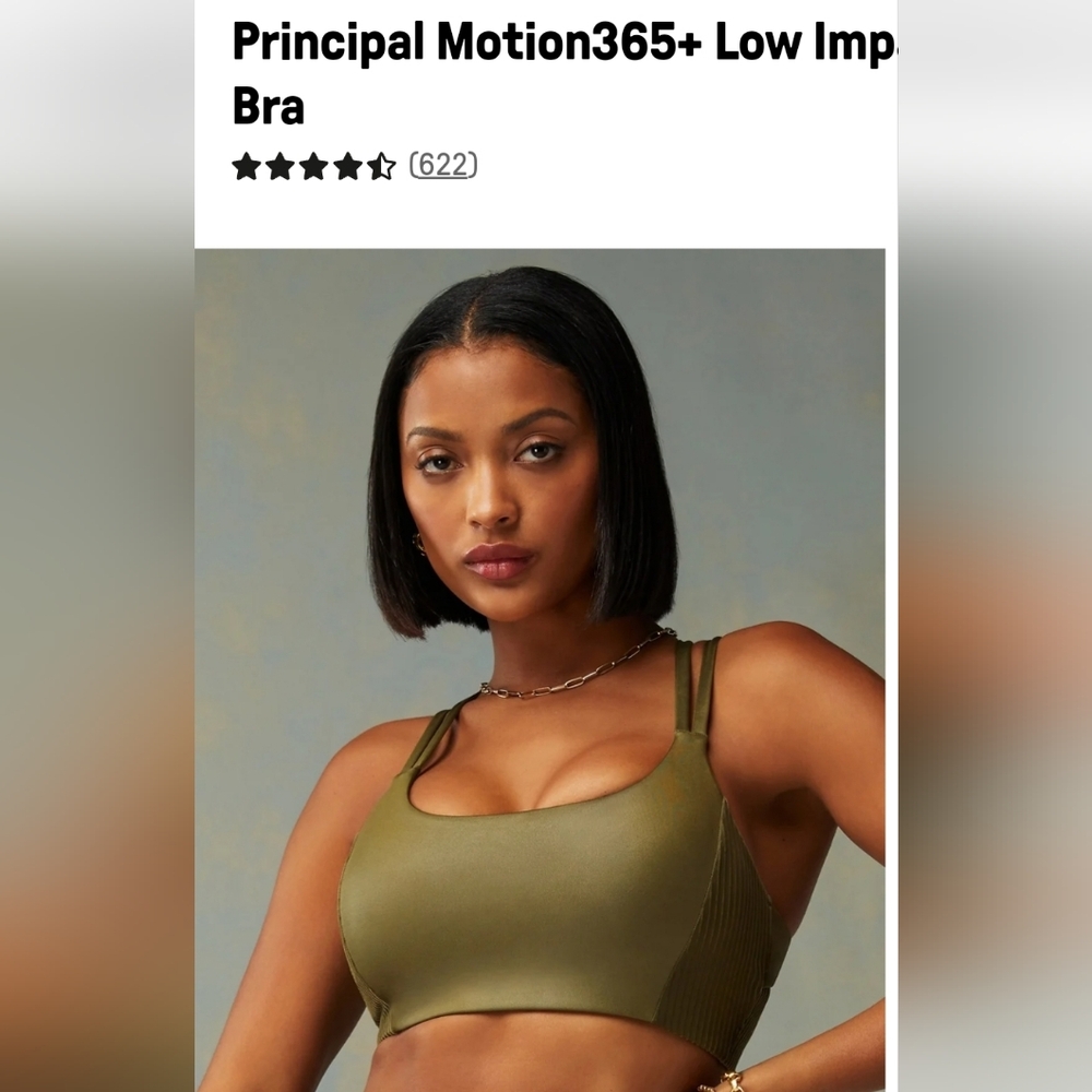 NWT Fabletics Motion365+ Shine Sports Bra Sz Small